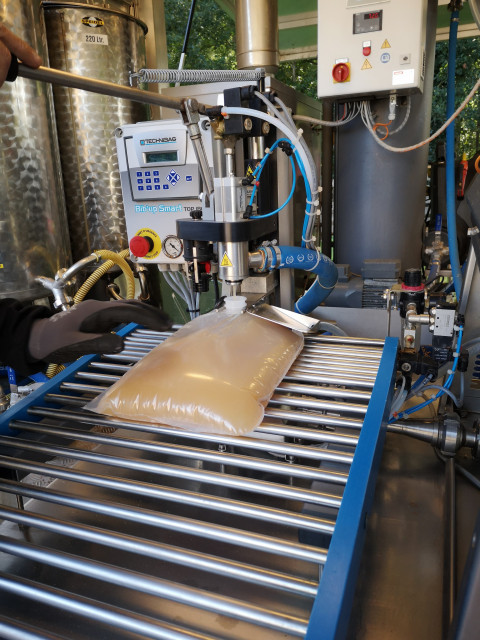 Appel- en perensap pasteurisatie